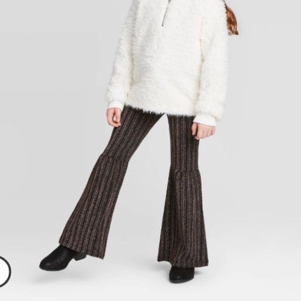 3/20Girls art class bell bottoms pants